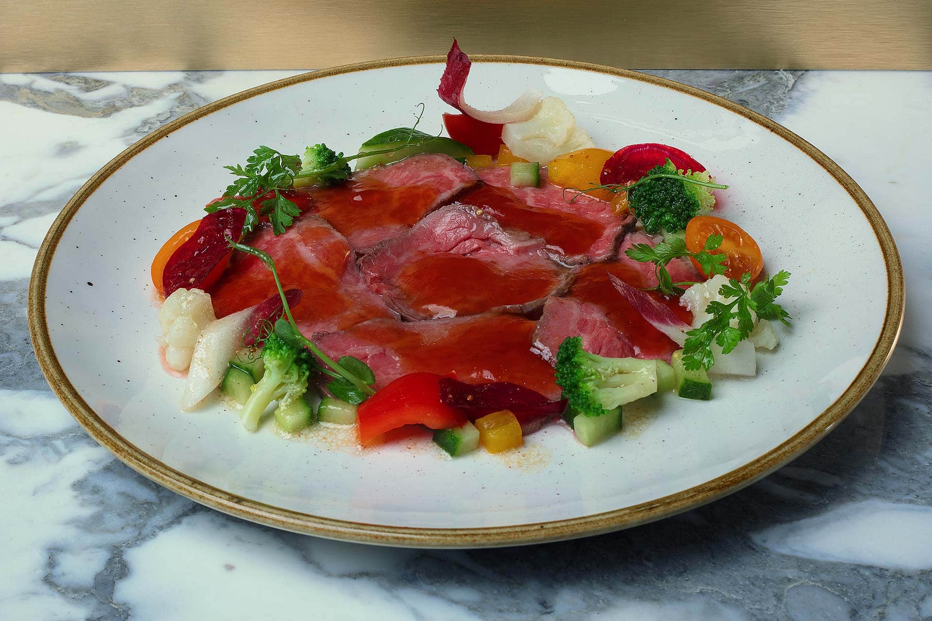 Des assiettes gastronomiques entre France et Japon